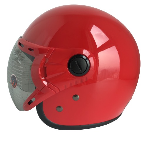 Mũ bảo hiểm trùm 3/4 đầu kính chống lóa cao cấp - GRS A368K Đỏ bóng - Vòng đầu 56-58cm - Hàng chính hãng - Bảo hành 12 tháng