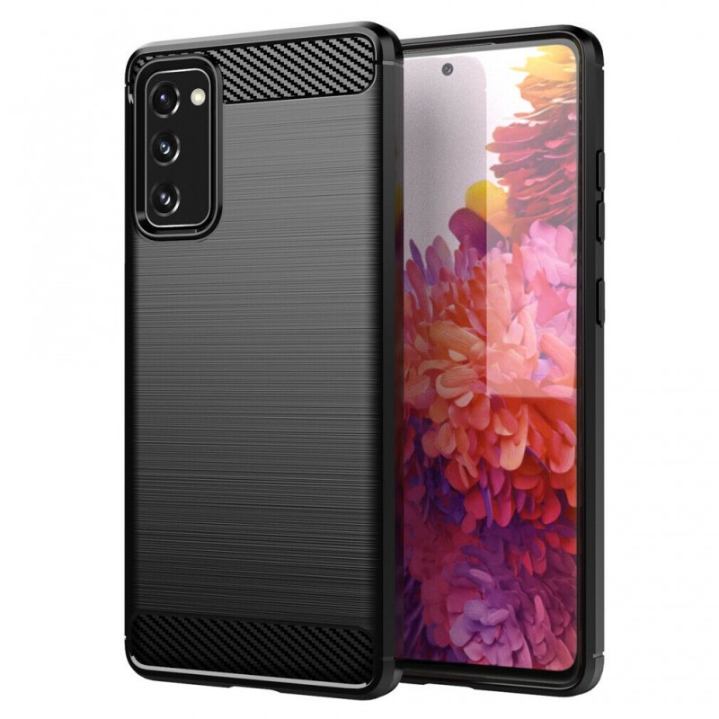 Samsung Galaxy A52 carbon bumper back case cover likgus