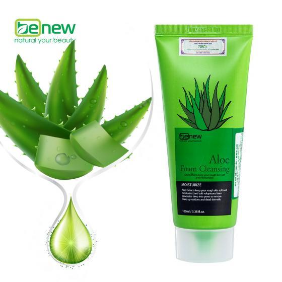 Sữa rửa mặt cao cấp Hàn Quốc Benew Lô hội (100ml)