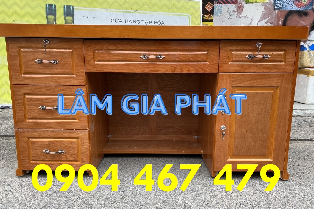 Bàn làm việc gỗ nguyên khối bàn kích thước lớn gỗ nguyên tấm