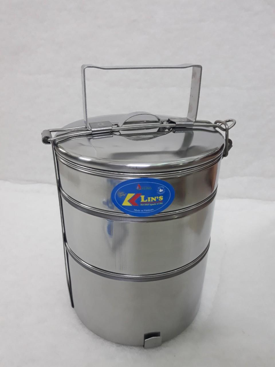 Cà mên 3 ngăn inox