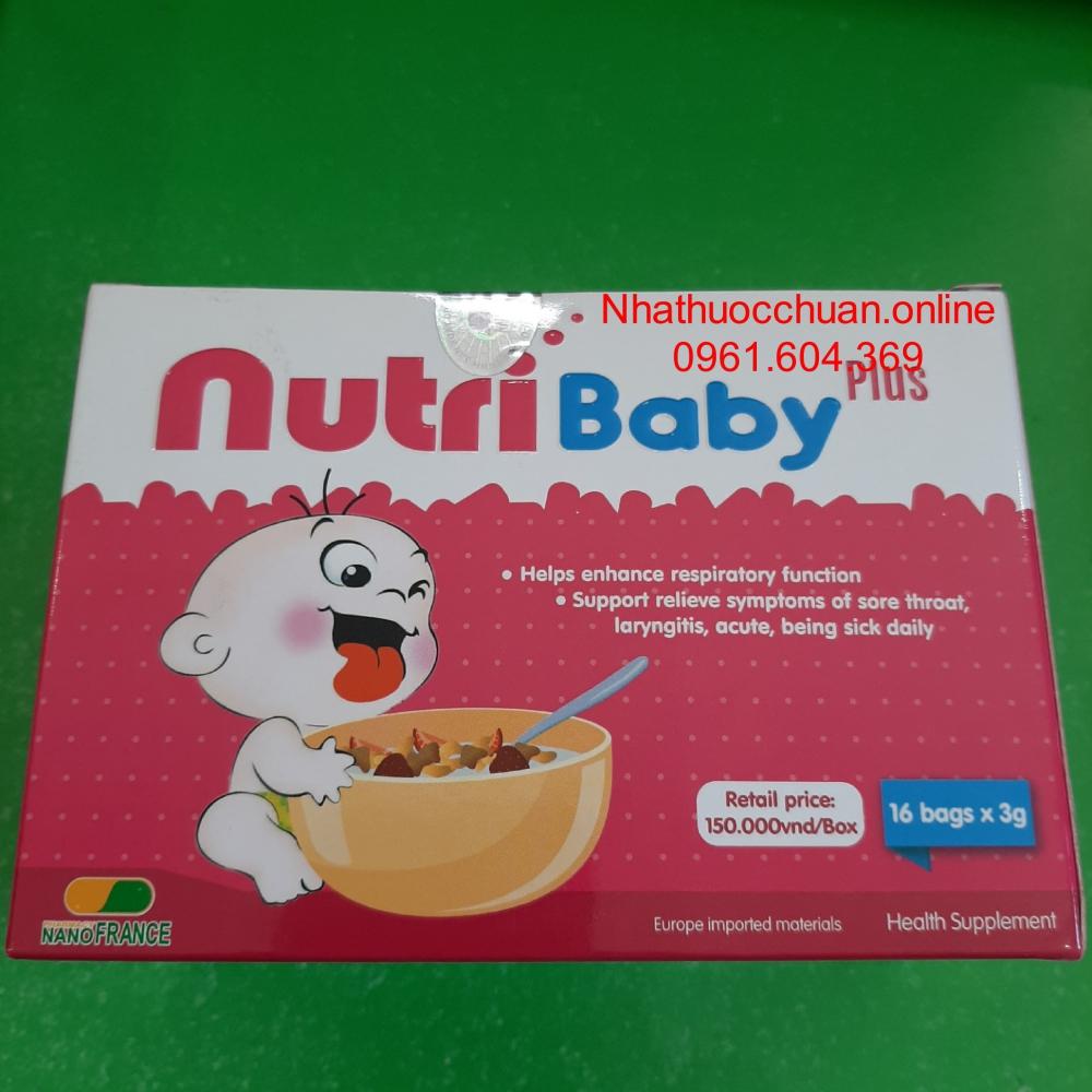 Cốm vi sinh NutriBaby Plus ( Hộp 16 gói)