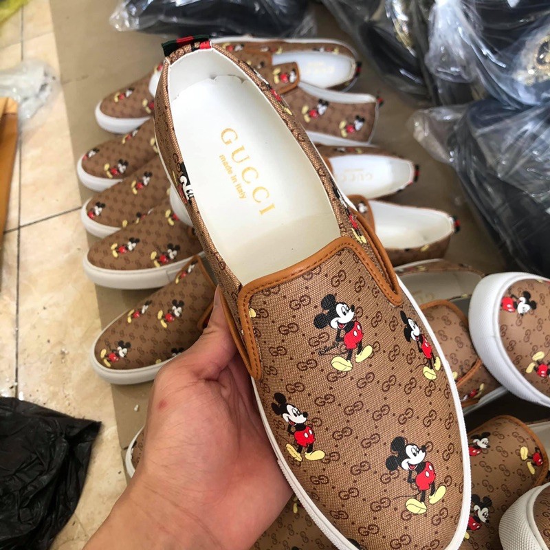 Giày Slipon Mickey ❤️ ❤️ Thời trang nam full size 38-43