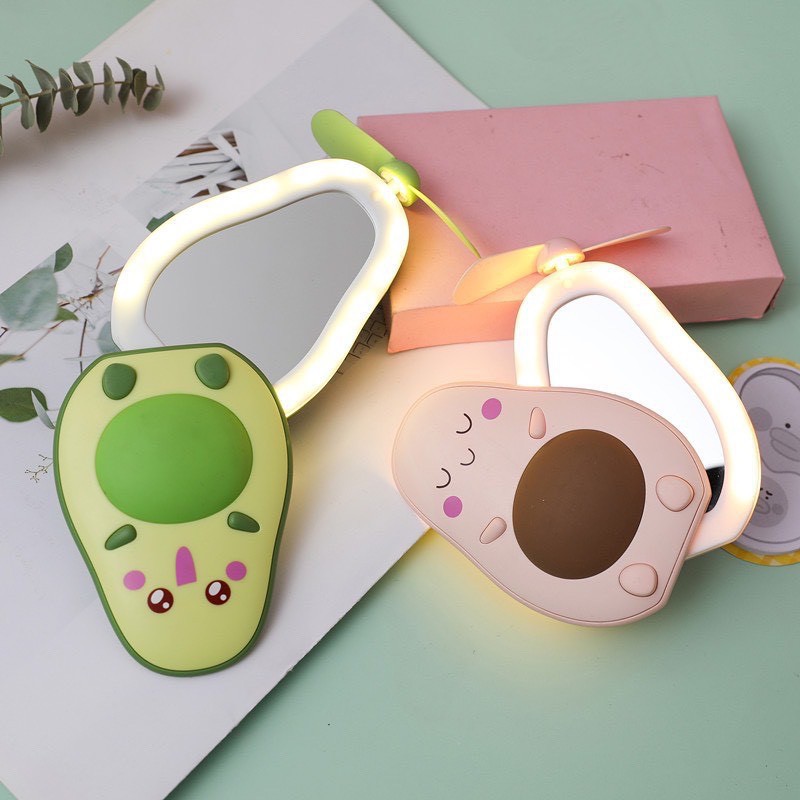 QUẠT MINI CẦM TAY,ĐỂ BÀN CÓ GƯƠNG