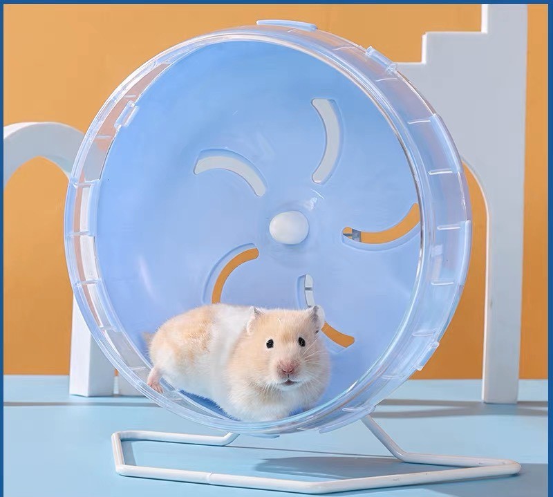 Wheel silent 21cm dành cho hamster bear . sóc, nhím, hamster,... - T3 PETS SHOP
