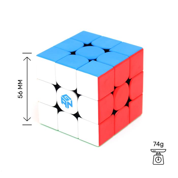 Rubik Gan 356 M 3x3 stickerless - Rubik 3x3 Gan cao cấp có nam châm chính hãng