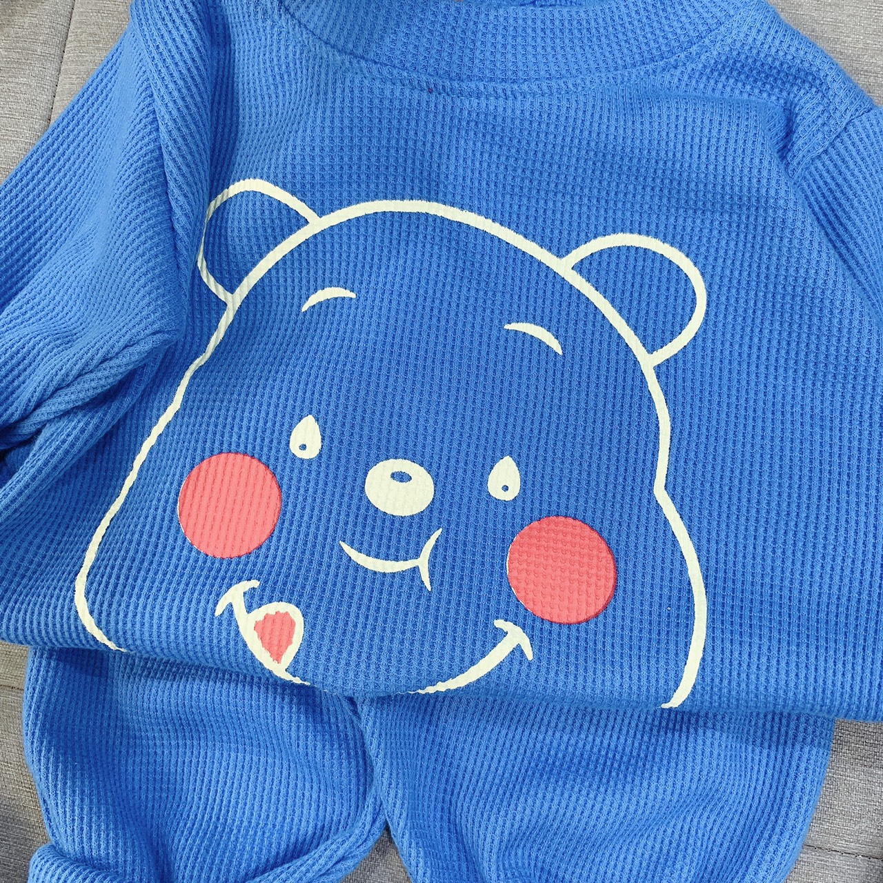 Bộ len tăm hình Gấu BEAR cho bé cực xinh