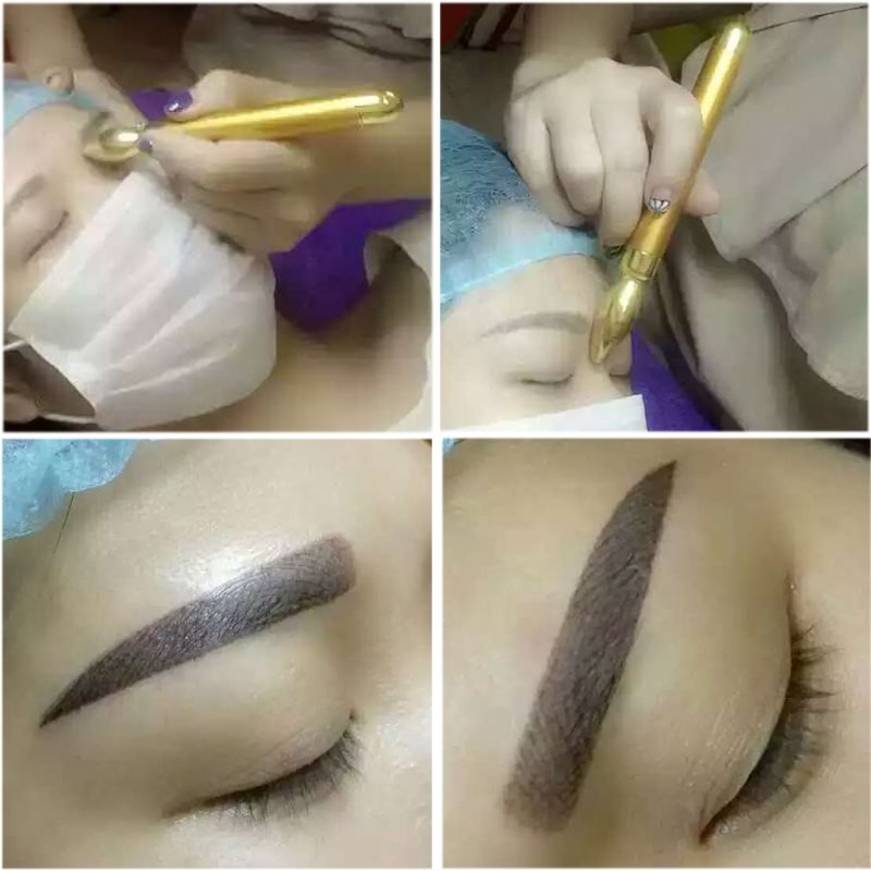 [HCM]Bút massage Môi Mày chống sưng phun xăm