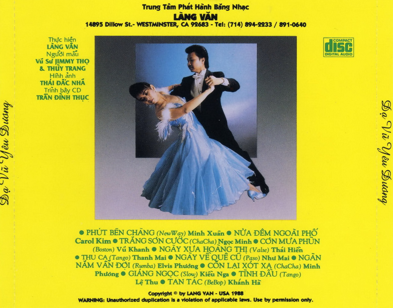 Bộ 6 đĩa cd nhạc Làng văn 1