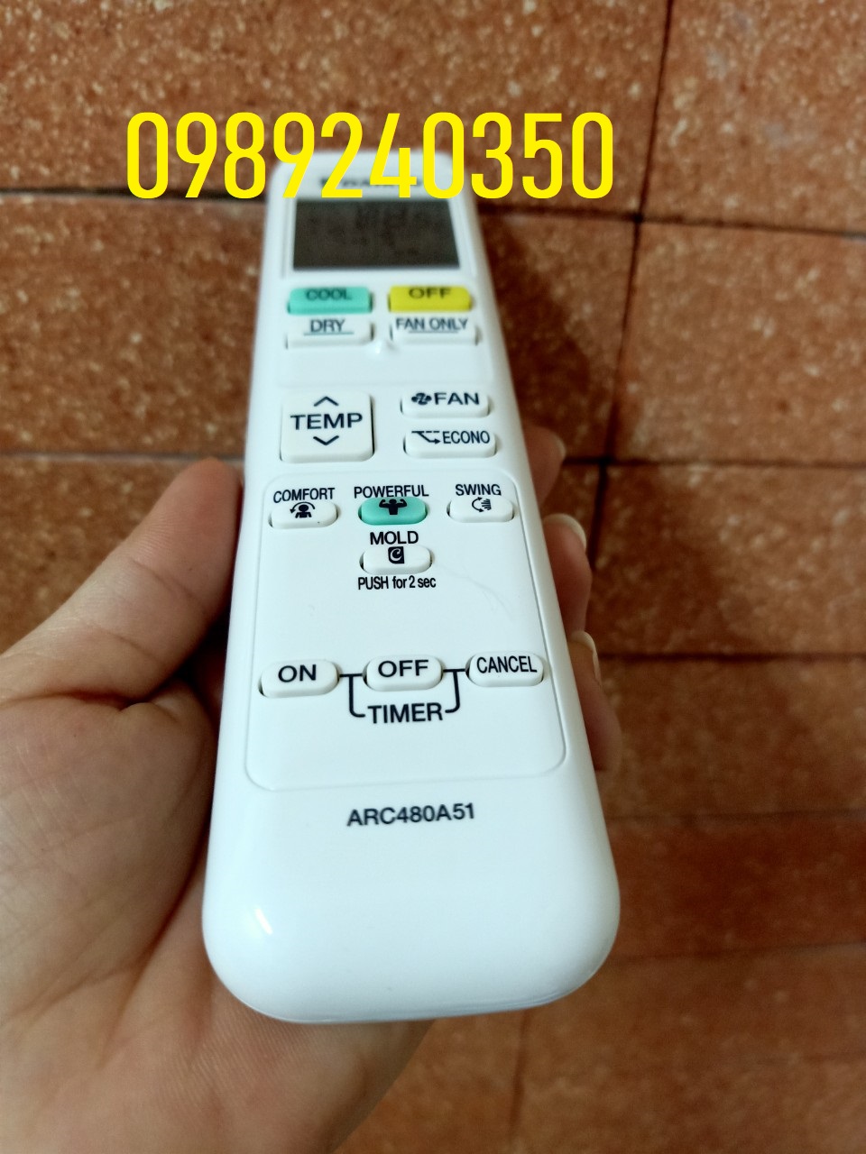 Điều khiển điều hòa Daikin chính hãng
