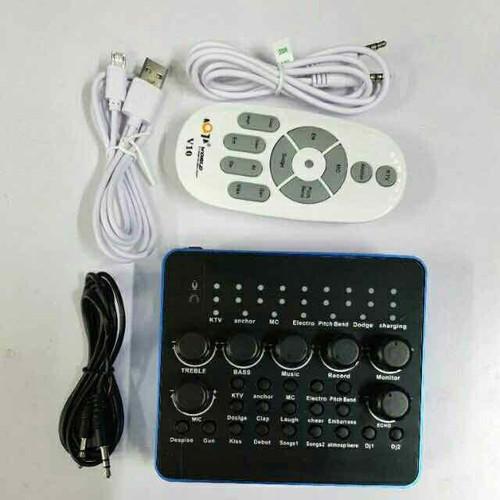 SOUND CARD V10 BLUETOOTH HÁT LIVE STREAM