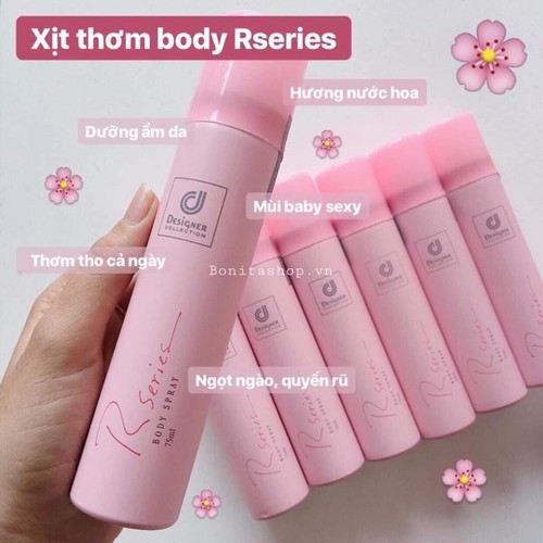 Xịt thơm toàn thân body Designer 75ml