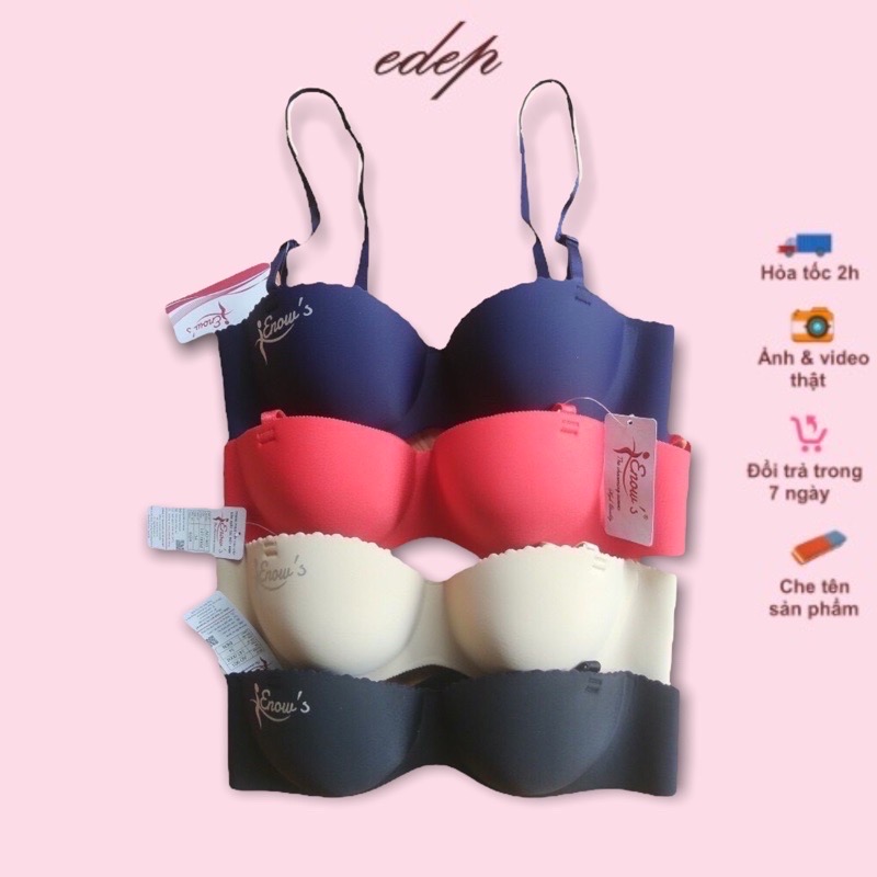 Áo ngực su đúc enows chính hãng mút vừa có gọng