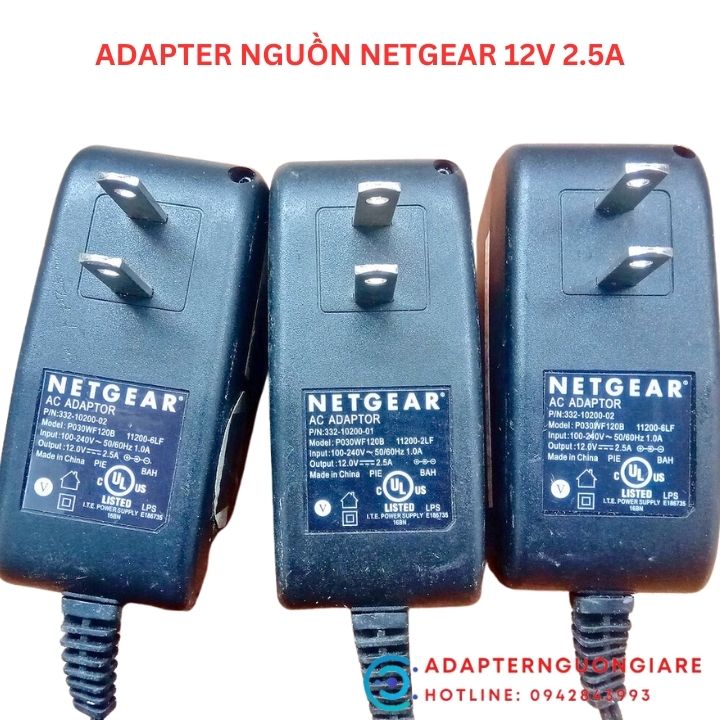 Adapter nguồn Netgear 12v 2.5a xịn