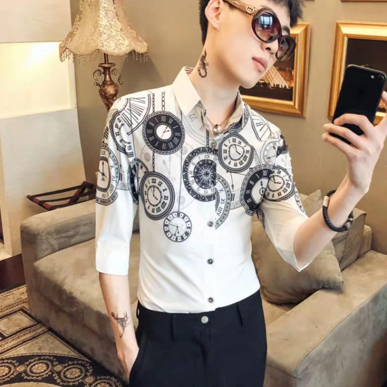 [HCM]Áo sơ mi nam phong cách Hàn Quốc  2019