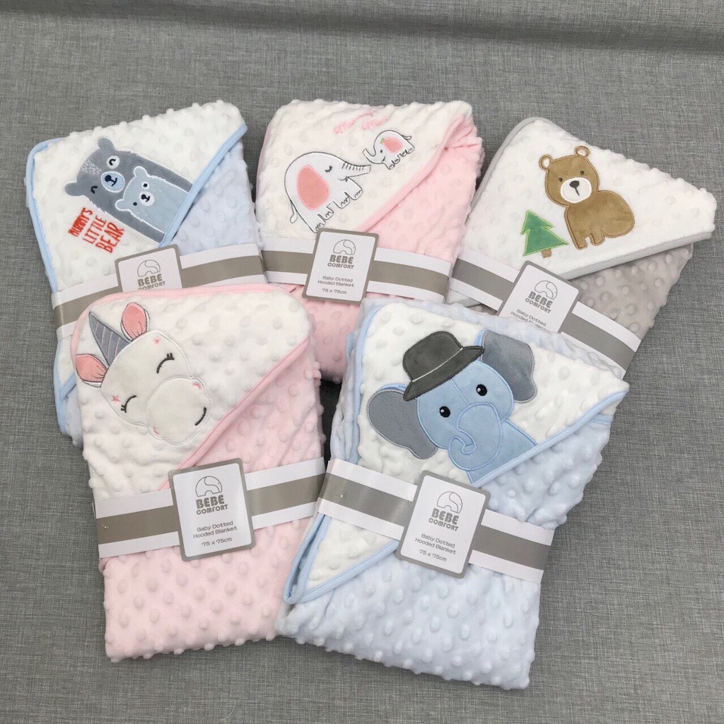 Ủ choàng nhung Bebe Comfort cao cấp cho bé