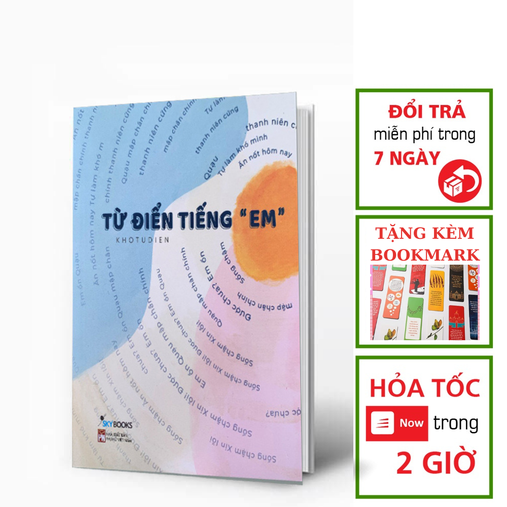 Từ Điển Tiếng Em Tặng kèm bookmark