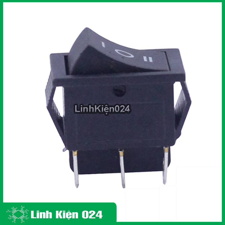 Công tắc bập bênh kcd4 250vac-16a 6p 3 chế độ