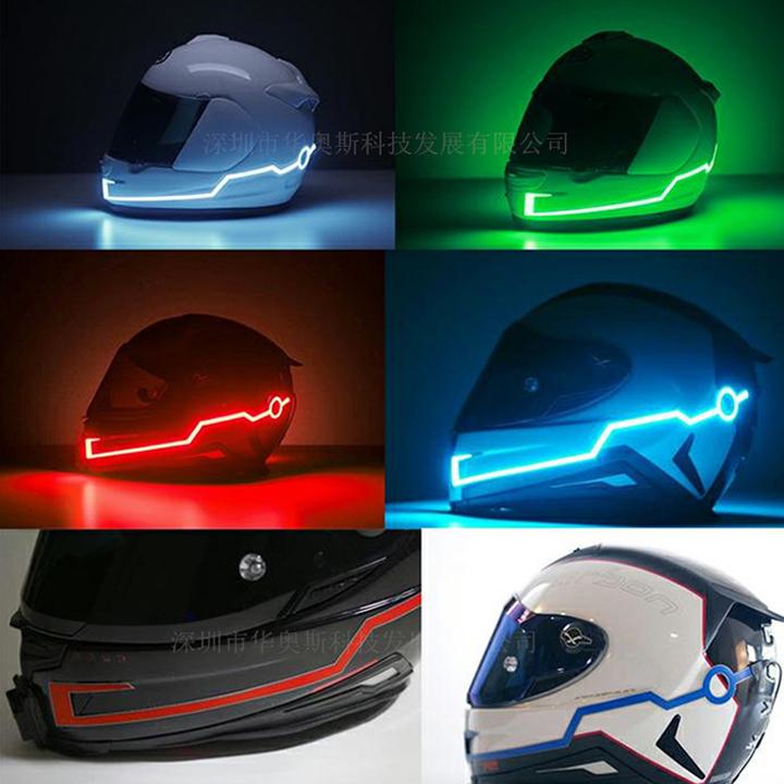Đèn led gắn nón bảo hiểm fullface