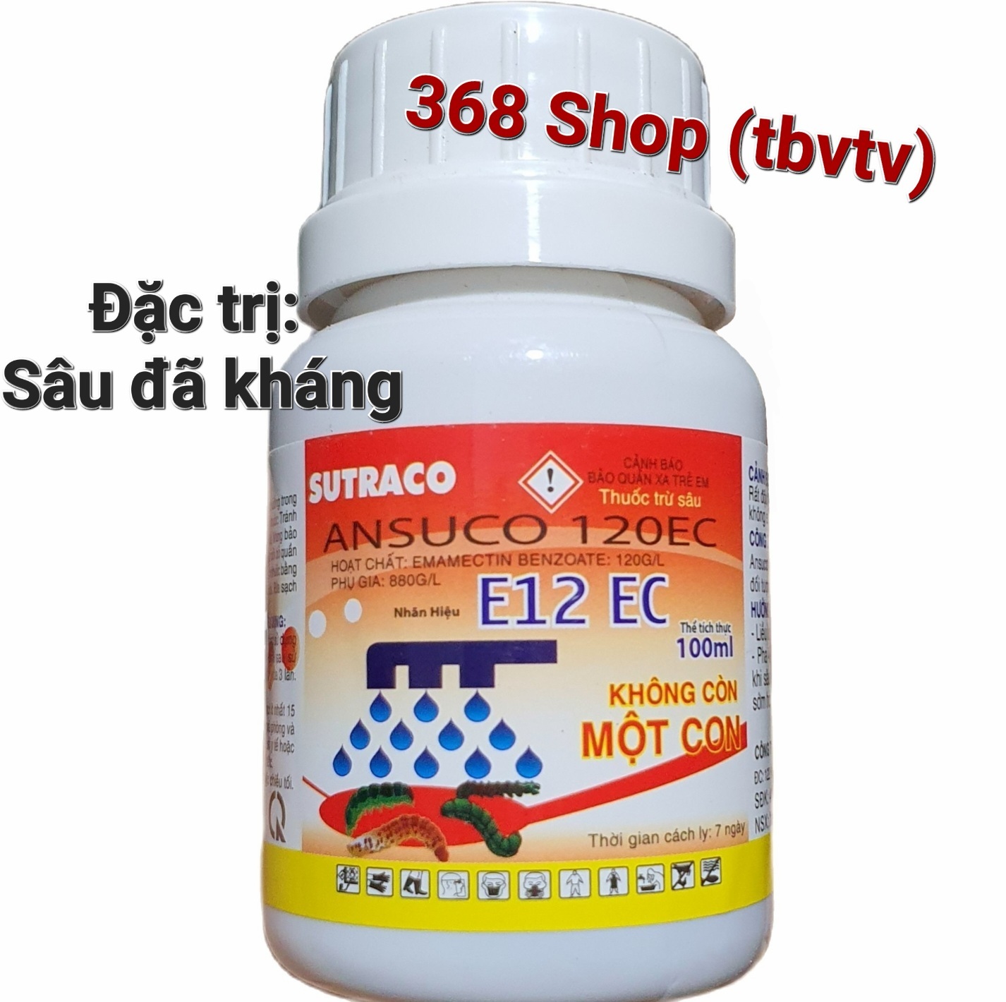 Chuyên gia sâu kháng 💎 không còn 1 con e12 thuốc trừ sâu sutraco ansuco 120sc💖