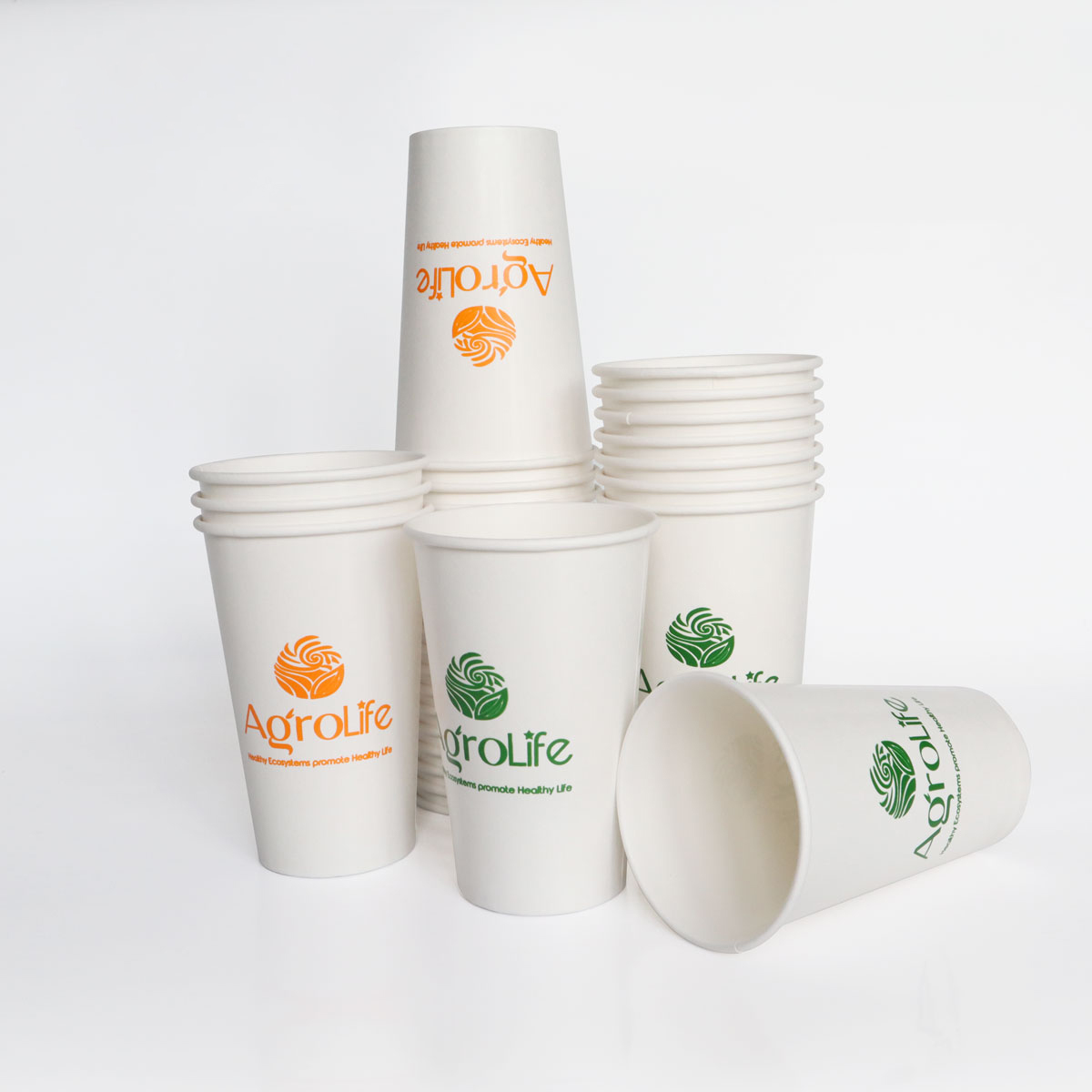 Ly giấy 12oz~354ml - Lốc 50 ly giấy có in lụa
