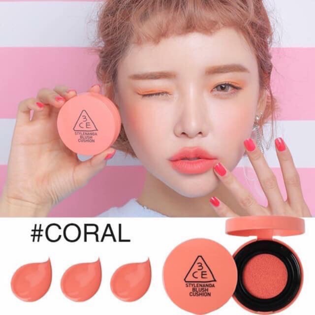 Má hồng 3ce blush cushion