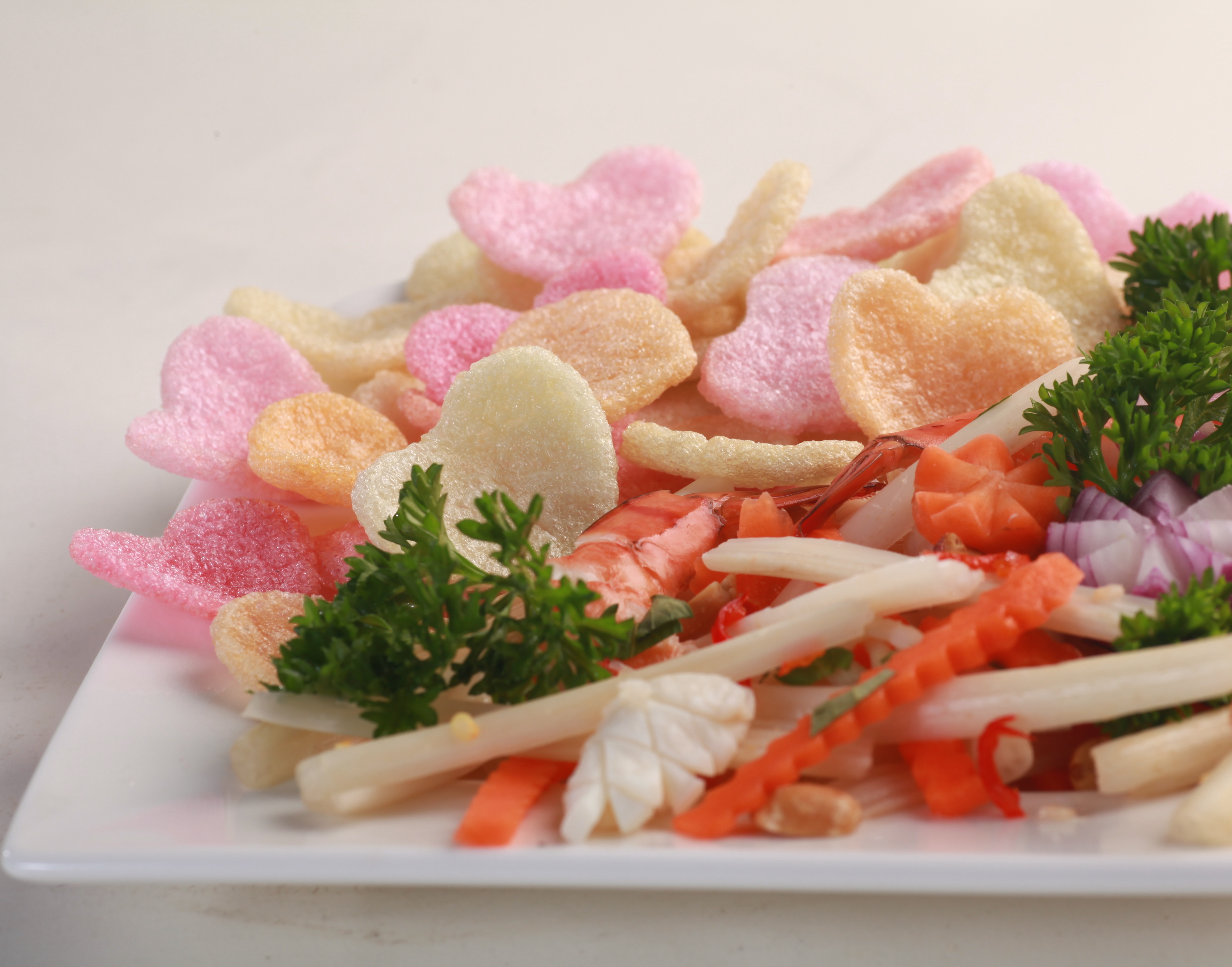 [HCM]BÁNH PHỒNG TÔM HẠNH PHÚC 200gram (Trái tim) SA GIANG