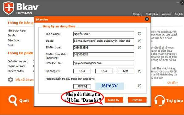 phần mềm diệt virus BKAV PRO 2023