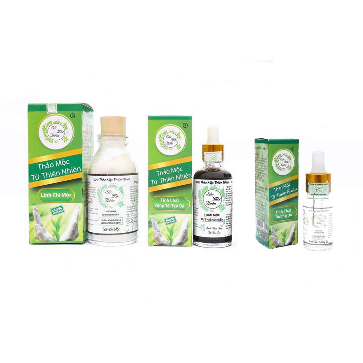 [HCM]Bộ Combo Sắc Mộc Thiên Linh Chi Bột Bạch Thiên Thảo