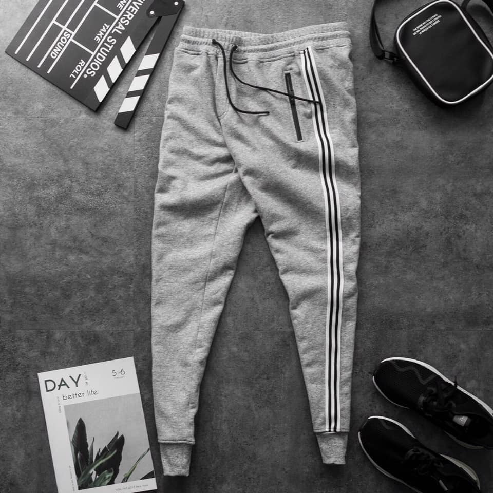 Quần Dài Thể Thao Jogger - Chất Thun Thể Thao Polyester - Chất Dày Dặn Co Giãn 4 Chiều
