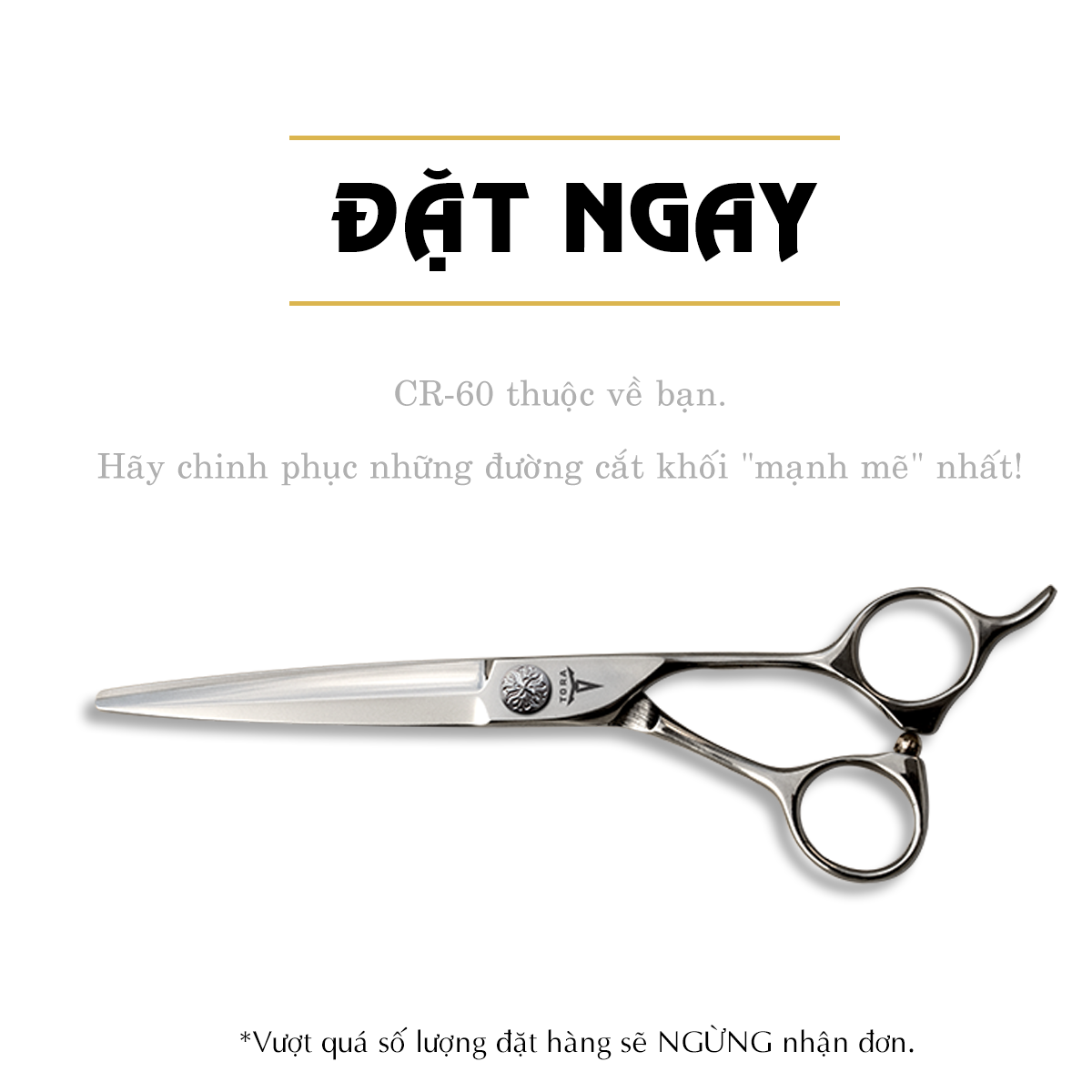 Kéo cắt tóc TORA CR-60