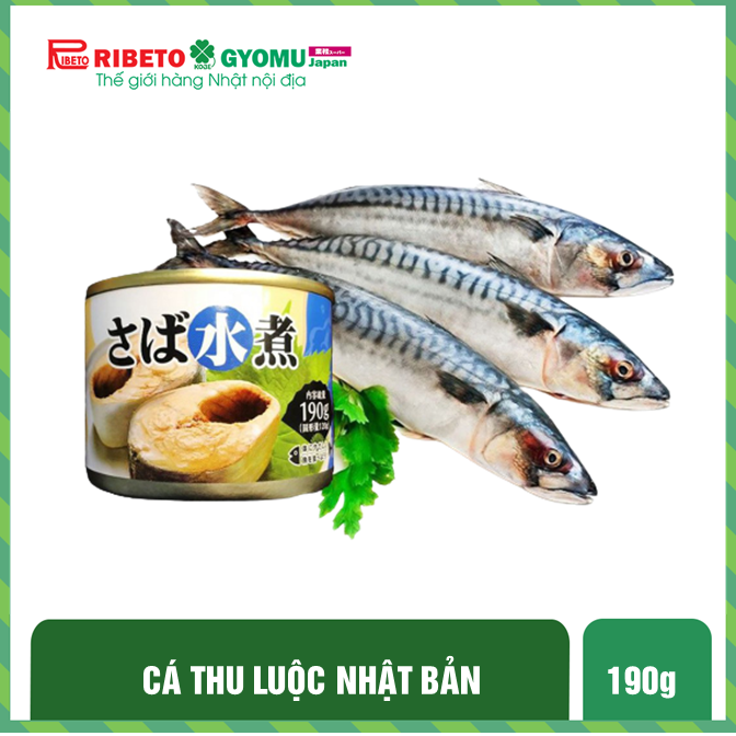 Ca thu hấp đóng hộp 190g - Nhật Bản
