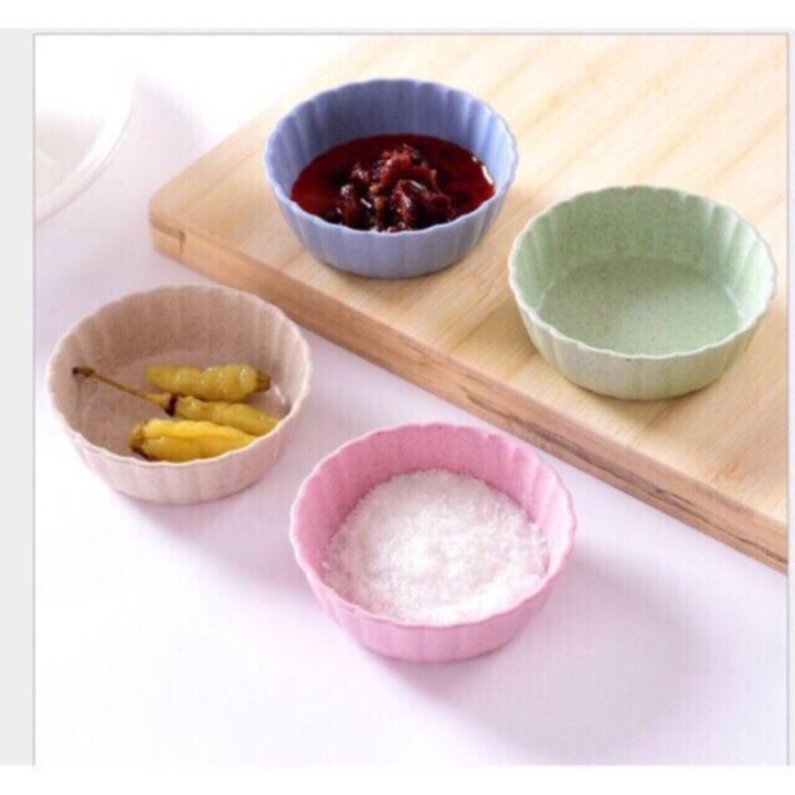 (CHỌN MẪU) Bát ăn dặm lúa mạch mini, chén ăn dặm nhỏ, chén đựng gia vị cho bé shopNEM