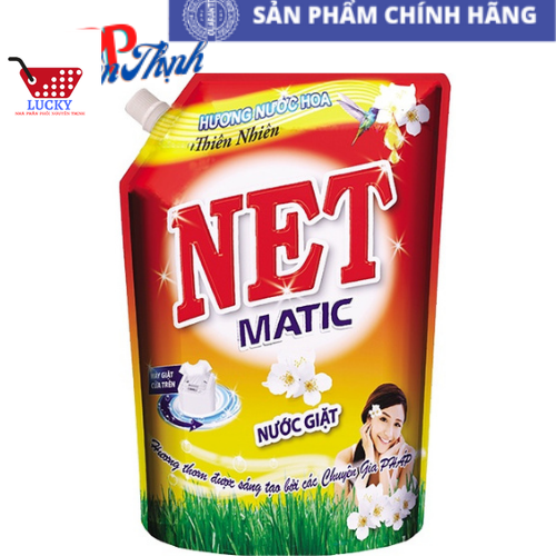 [HCM] Túi Nước Giặt Net 2.4kg - Hương Nước Hoa/ Đậm đặc