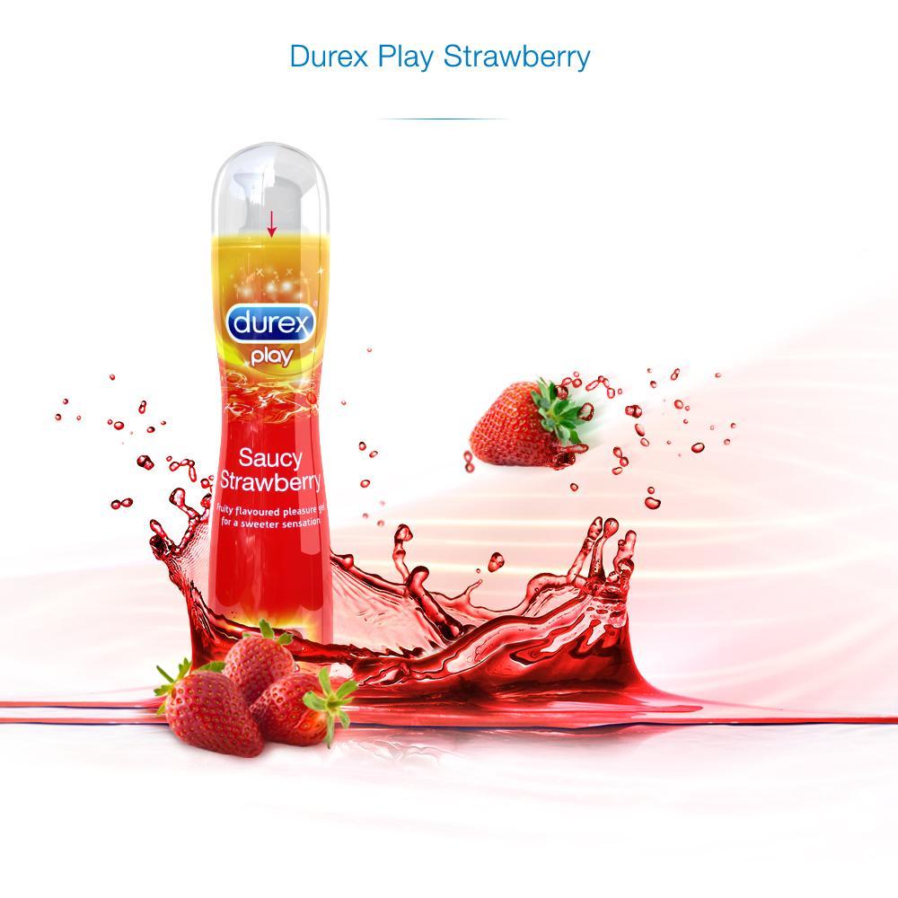 [HCM]Gel bôi trơn Durex Play Strawberry 100ml