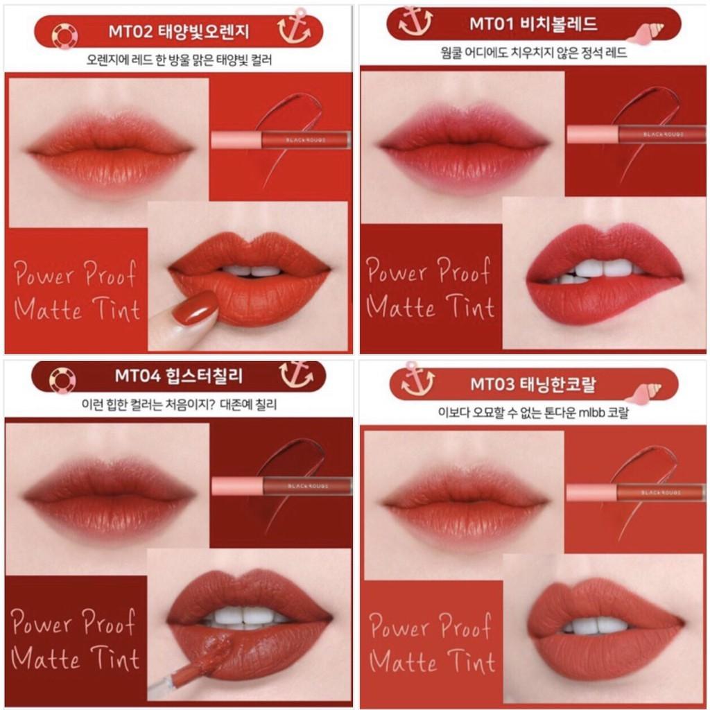 Son Kem Lì Black Power Proof Matte Tint 4.5g - MT04