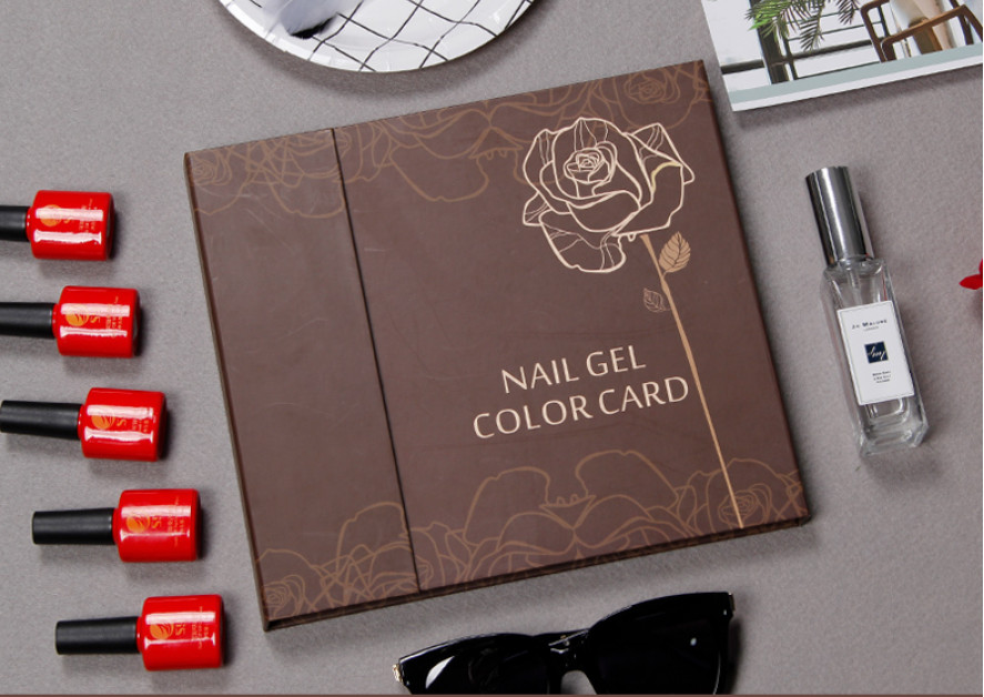 Sổ móng gắn móng mẫu làm bảng màu nail 120 ô