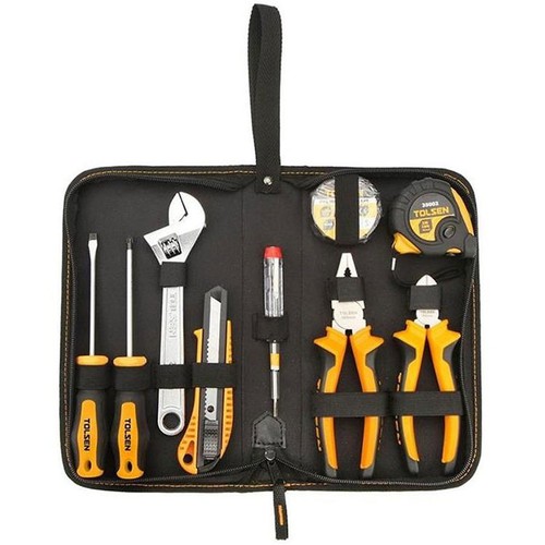 BỘ DỤNG CỤ CẦM TAY 9 MÓN TOLSEN 85301