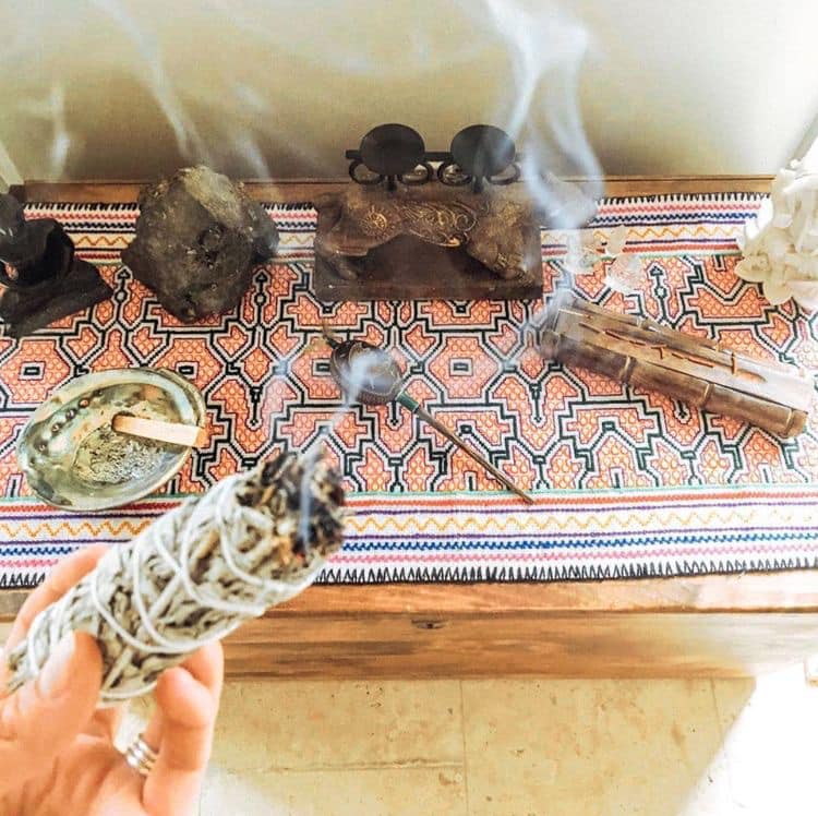 Bó lá xô thơm huyết rồng và các loại bó lá xông nhà trừ tà, chiêu tài lộc ( white sage - blue sage...) Soạn theo lựa chọn