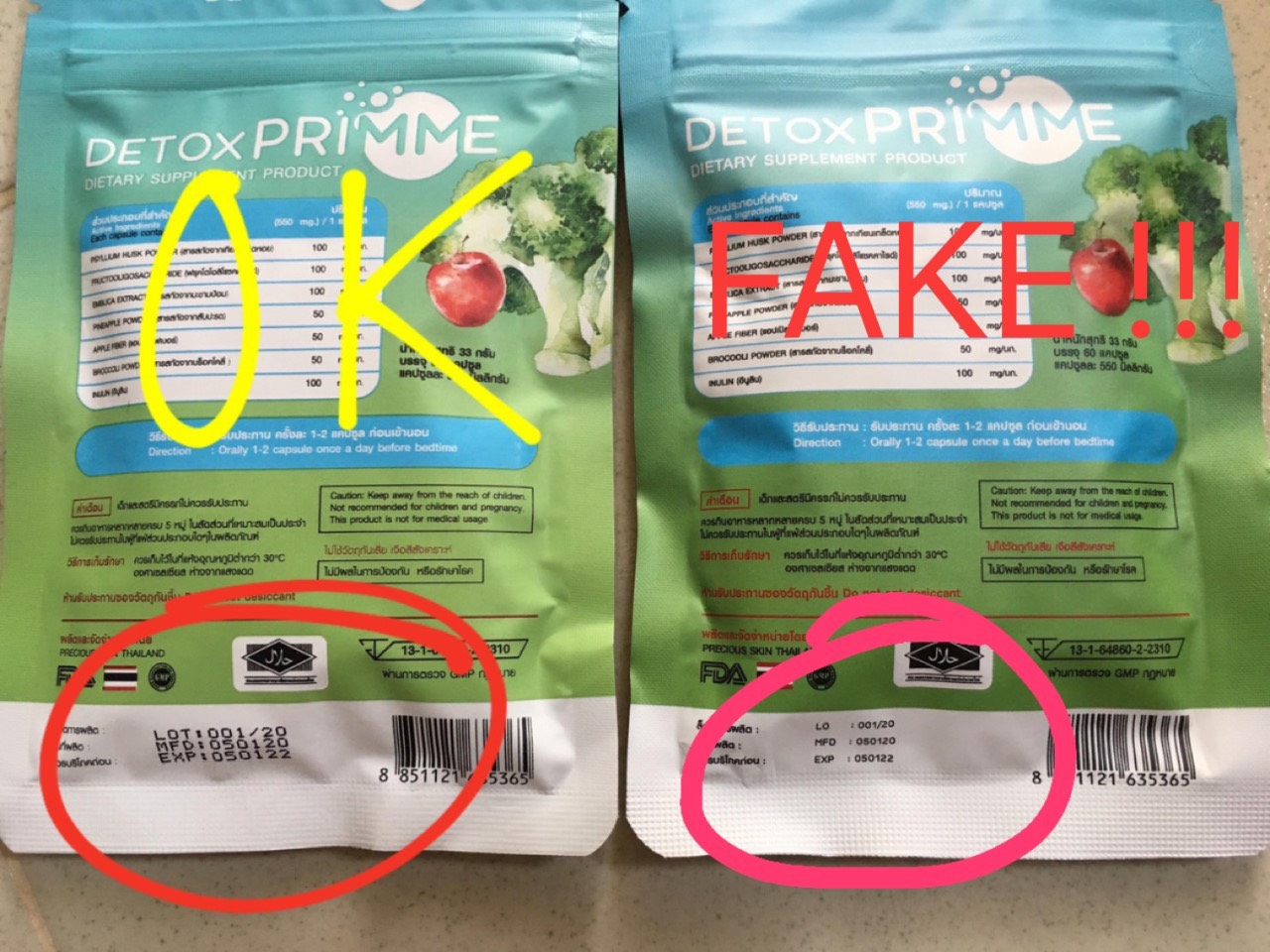 Giảm Cân Giảm Bụng Detox Primme Thái Lan