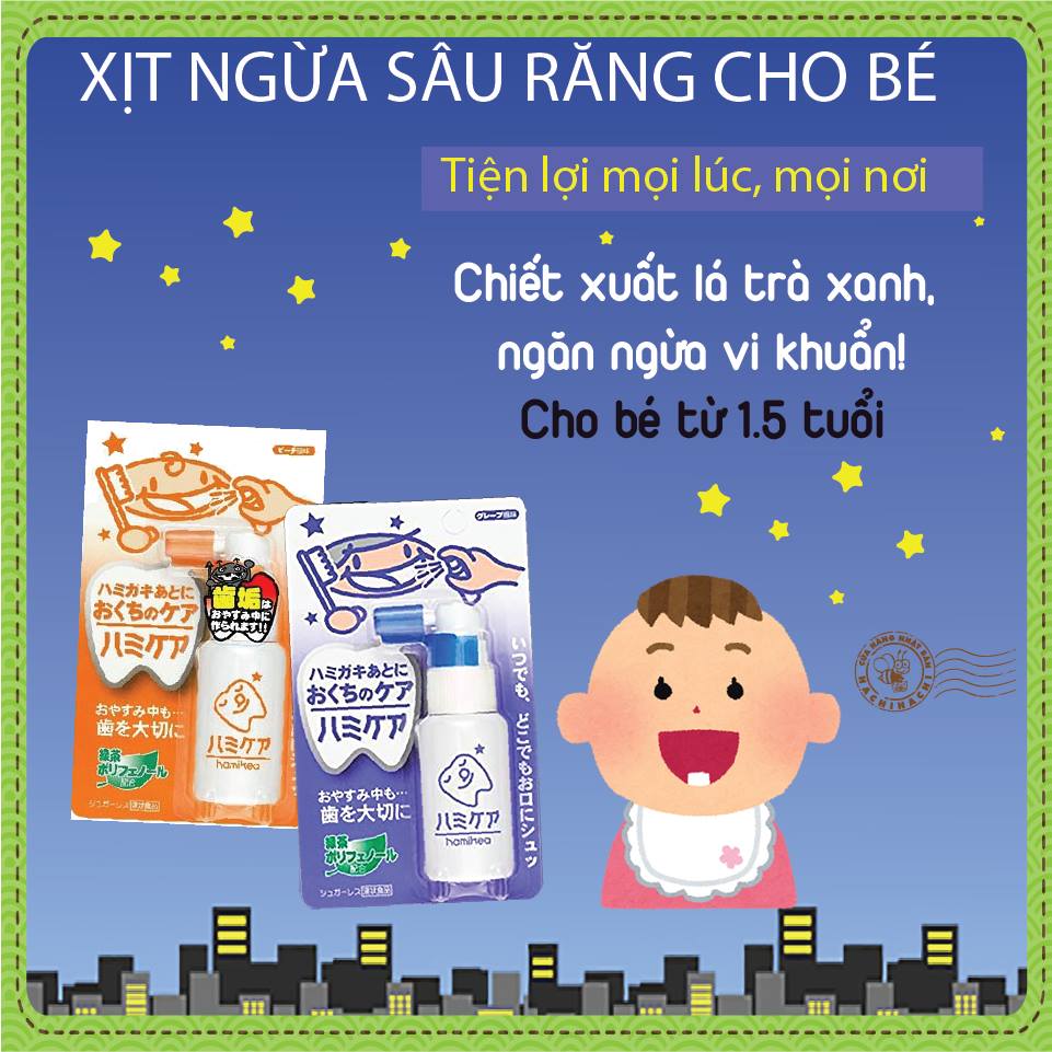 XỊT CHỐNG SÂU RĂNG HAMIKEA HƯƠNG 25G