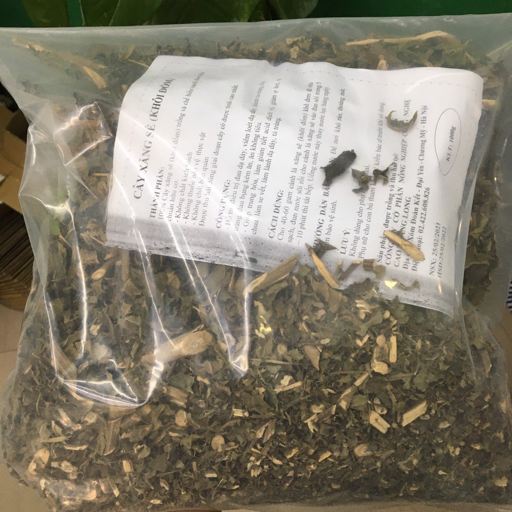 1kg Lá Xăng Sê – Khôi đốm Sadu, hỗ trợ giảm viêm loét, giảm đau dạ dày, tá tràng