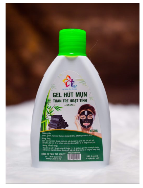 Gel hút mụn than tre