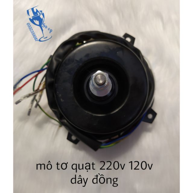 Motor 220V-120W quay ngược chiều - mô tơ quạt , thay thế cho động cơ quạt điều hòa phun sương