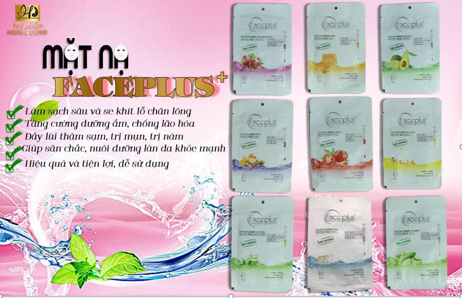 Mặt nạ hàn quốc dưỡng da chiếc xuất dưa leo FacePlus+