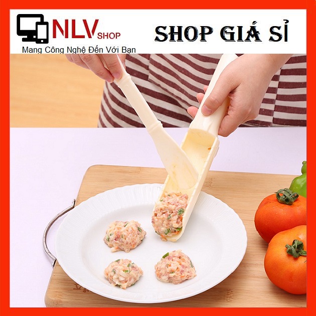 Dụng cụ chia thịt viên tiện lợi bằng nhựa