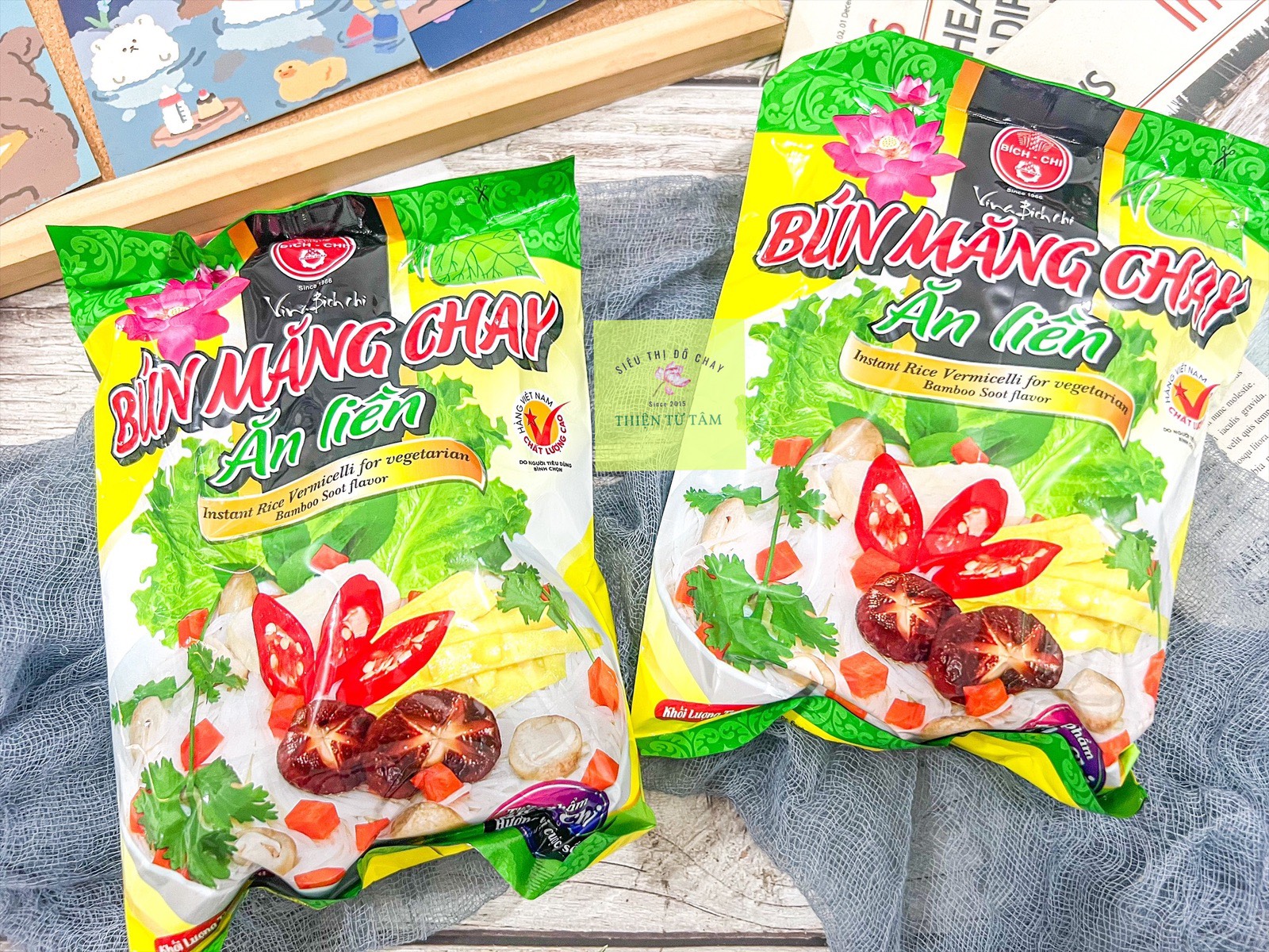 Bún măng chay ăn liền vina bích chi thơm ngon gói tiện lợi