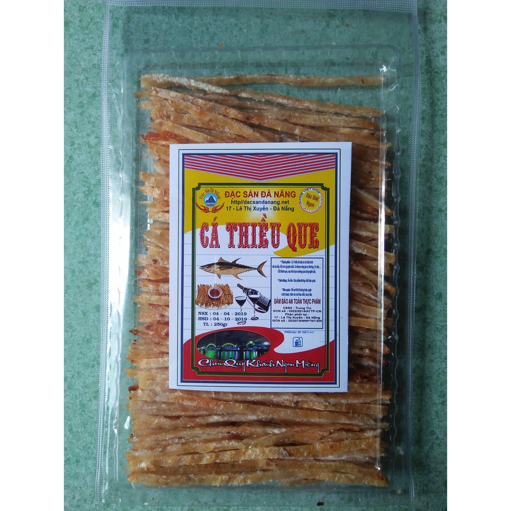 COMBO 2 GÓI CÁ THIỀU QUE ĐẶC SẢN ĐÀ NẴNG HỘP 250g
