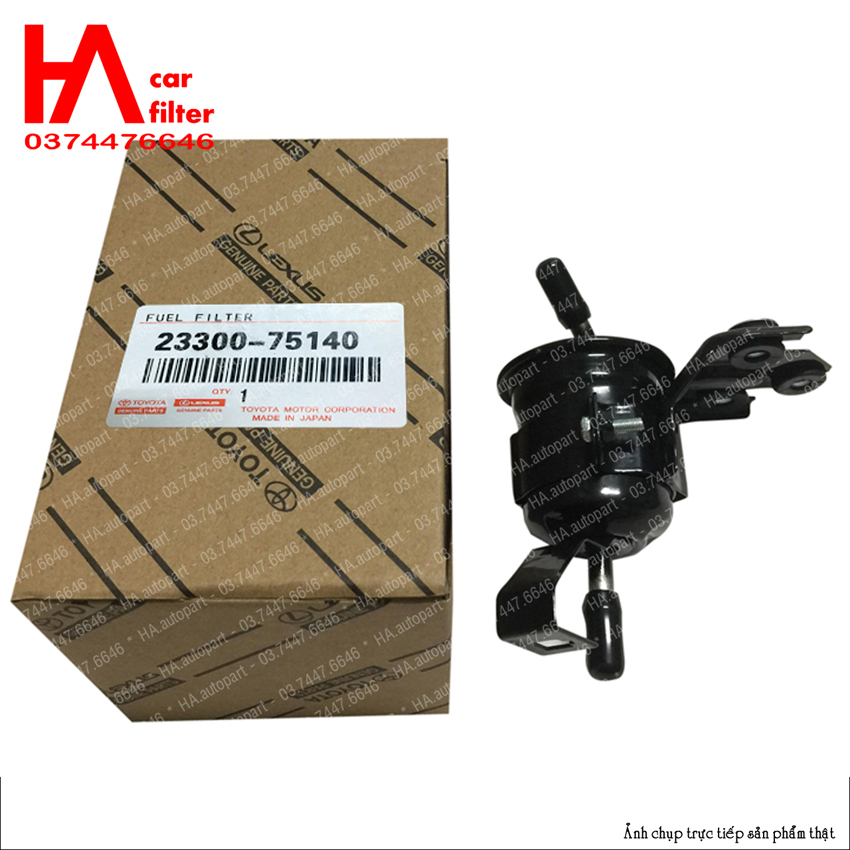 Lọc nhiên liệu (lọc xăng) Toyota - Loại có tai