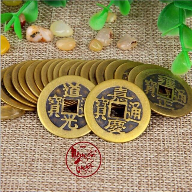 10 ĐỒNG XU CỔ BỎ VÍ CHIÊU TÀI LỘC